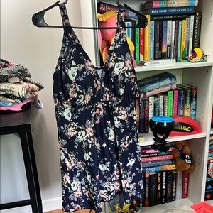 NWOT Floral Swim Dress